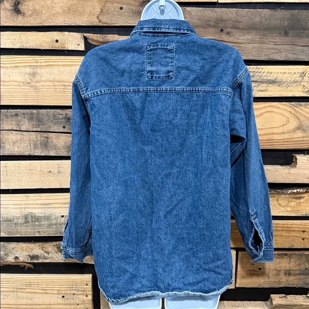 GAP Teen Denim Medium Wash Shacket‎ Unisex Size 14/16